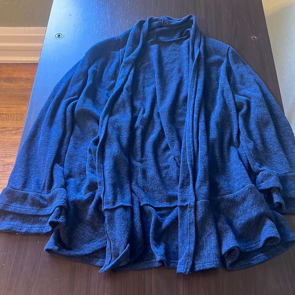 Navy cardigan size small
